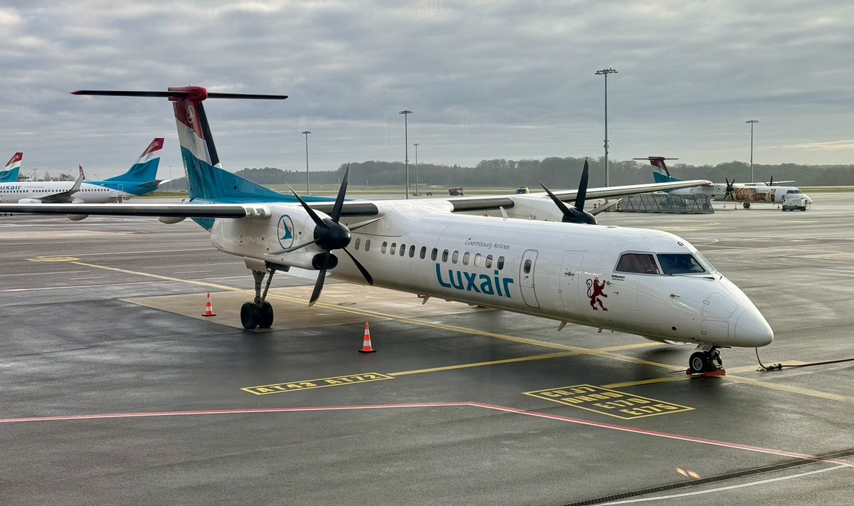 CaroleOlinger's tweet image. After sadly missing #CoreDays2024 for health reasons, we decided we just couldn&apos;t miss Rome this year after looking forward to it so much! @schlessera and I are ready to board this beautiful little #Luxair Bombardier for a romantic getaway in the eternal city. 💜