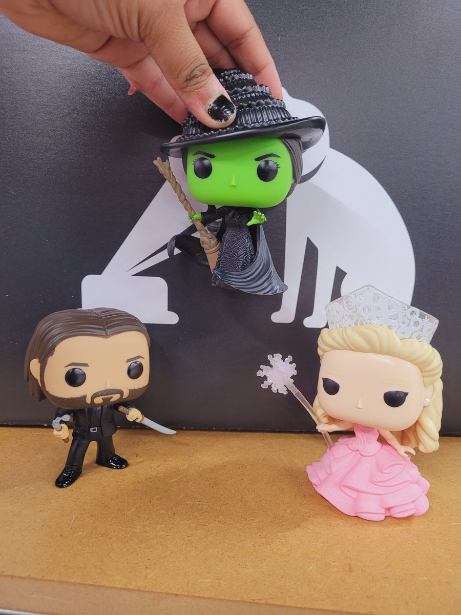SHE'S DEFYING GRAVITY.. kinda? And we guess John Wick is there too??
#elphaba , #glinda and #johnwick Funko POPs are now available to add to your collections 🌟
Perfect for gifts (or for yourself)
•
#funko #funkopop #popvinyl #wicked #wickedmovie #johnwickmovie #thehmvshop #hmv