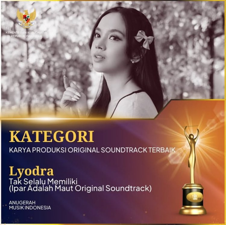 K3FilmSpace's tweet photo. Soundtrack “Tak Selalu Memiliki” dari film IPAR ADALAH MAUT menjadi Karya Produksi Original Soundtrack Terbaik di ajang AMI Awards 2024!

Sepakat?👀 https://t.co/A0K85X2zp0
