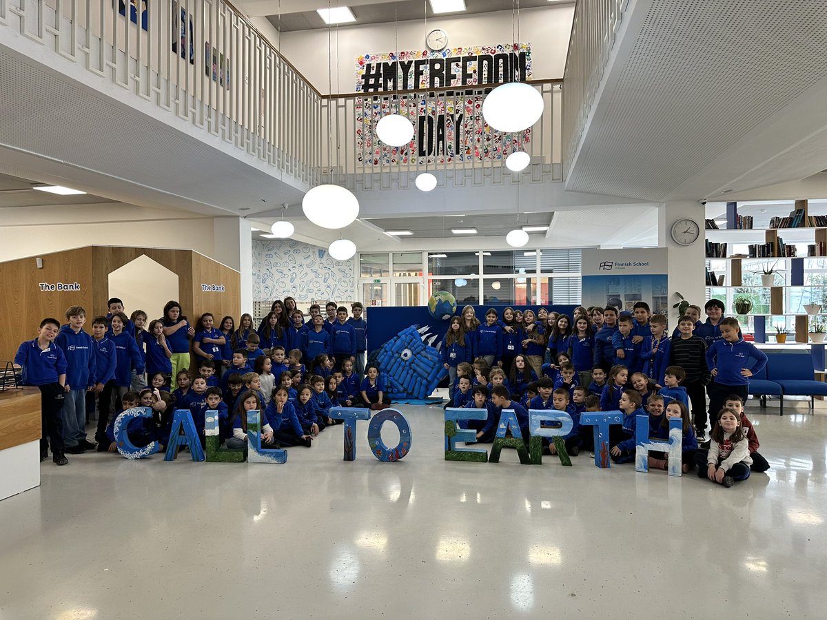 At our school, we turned plastic waste into a message—a giant fish symbolizing the threat to our planet. Let’s use creativity to inspire change, protect our oceans, and build a sustainable future. 🌊✨♻️ Join #CallToEarth <a href="/cnni/">CNN International</a> <a href="/CNN/">CNN</a>