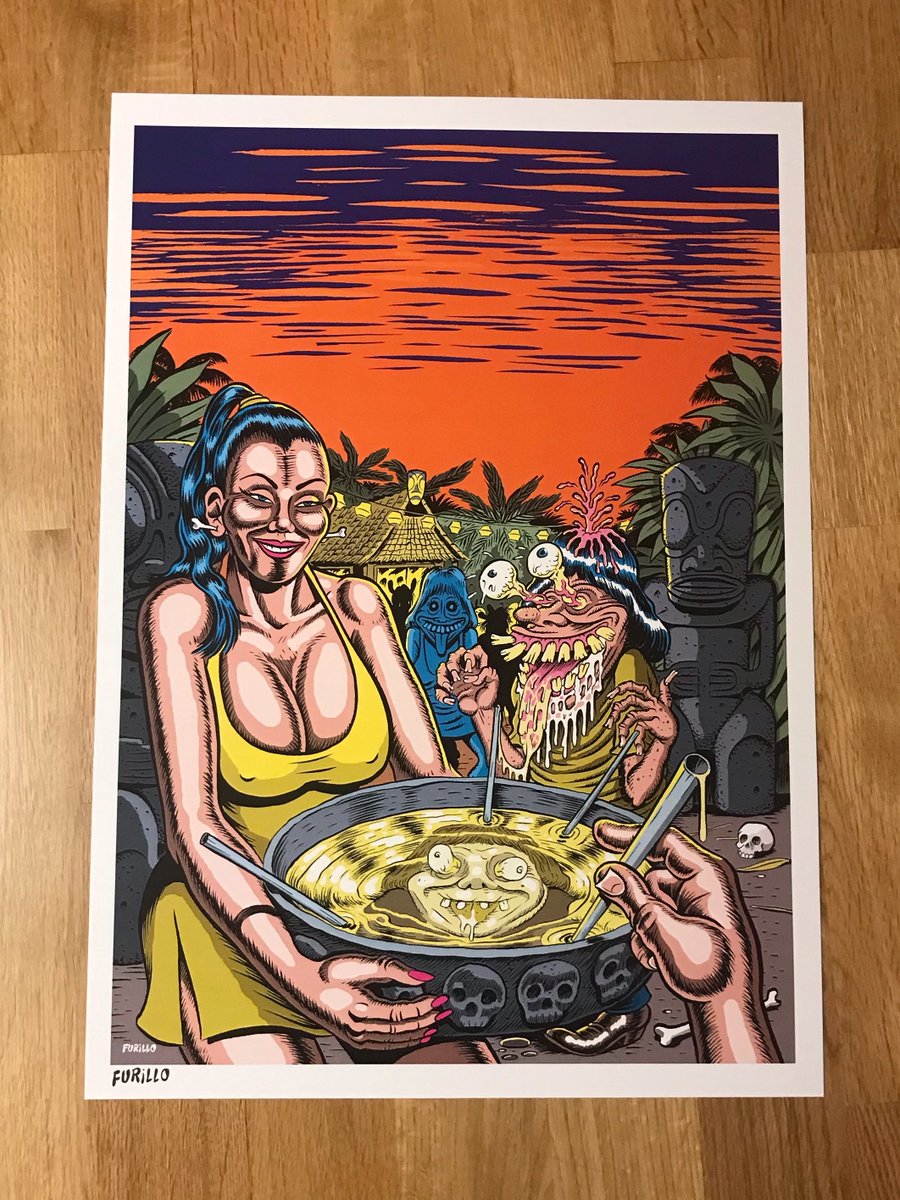 El nuevo número de <a href="/palmerasypuros/">Palmeras y Puros</a>  magazine está al caer y para celebrarlo hemos imprimido unas láminas con el dibujo de la portada del número anterior, en papel gordo y firmadas por el menda que pueden adquirir por dos perras gordas más gastos de envío. ¡Apúrense!