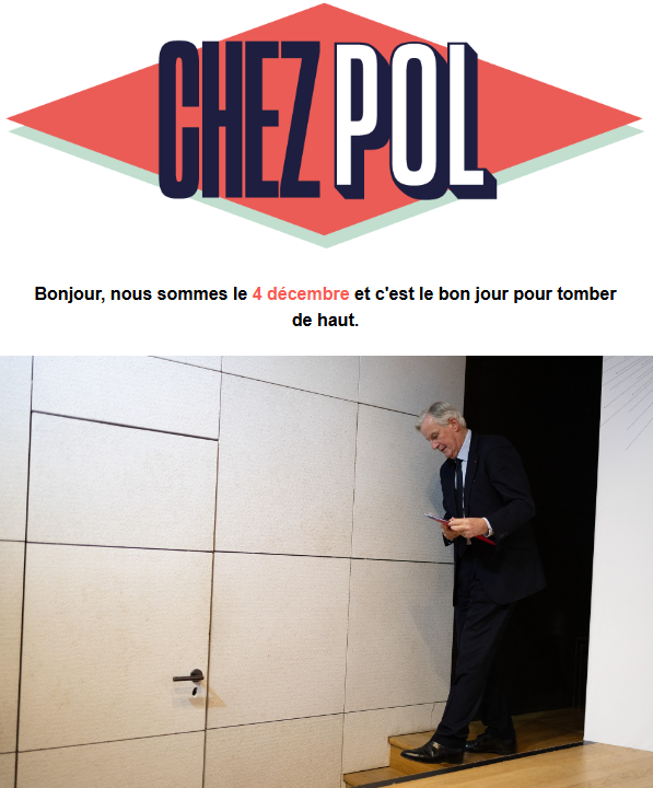 chez_pol's tweet photo. L'important, c'est pas la chute, c'est l'atterrissage #BaronNoir #Pâté #Doudoune #Brouhaha #Luge https://t.co/vrK9MdrRSP