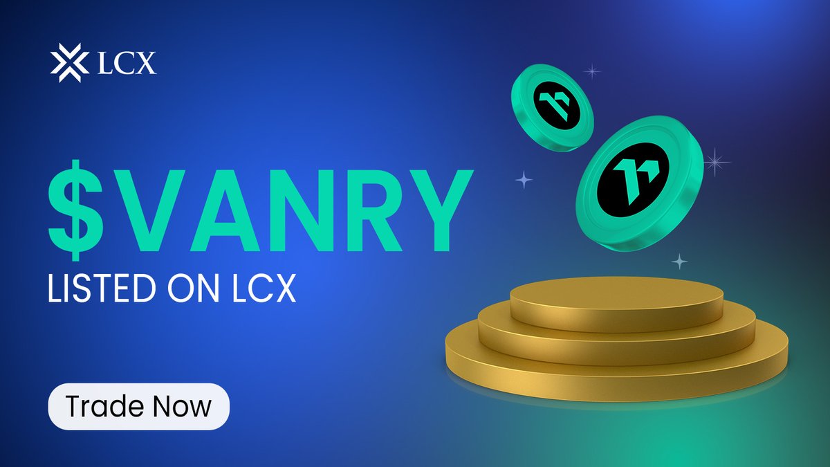 VANRY is listed on LCX! 🎉

In the heart of Vanar's blockchain ecosystem lies $VANRY, a token of versatility and indispensability. More than just a token, it's the key to powering Vanar's platform functionality and efficiency. <a href="/Vanarchain/">Vanar</a>

Sign up and trade now:
📈 $VANRY / $EUR: