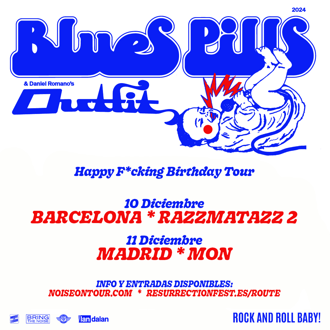 En una semana, DANIEL ROMANO'S OUTFIT acompañarán a BLUES PILLS, ambos presentando discos: Los suecos Blues Pills presentarán “Birthday” y los canadienses Daniel Romano’s Outfit su "Too hot to sleep"
11 Dic - BARCELONA, Razz2
12 Dic - MADRID, Sala Mon 
noiseontour.com