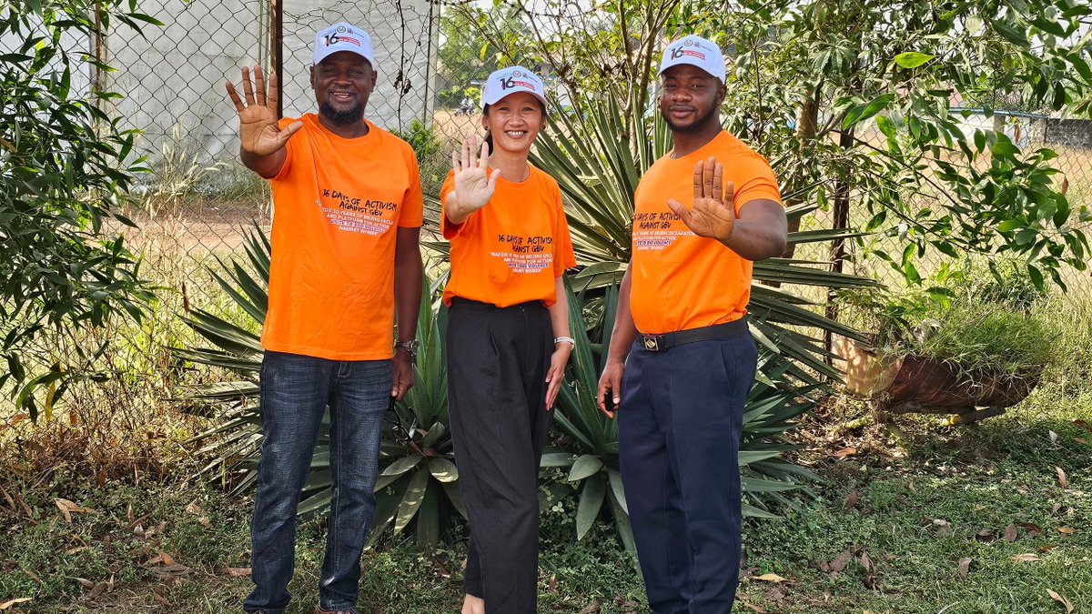 Honoured to join <a href="/mogca_S_L/">Ministry Of Gender and Children's Affairs</a> &amp; <a href="/UN_Women/">UN Women</a> &amp; the community in Port Loko for #16DaysOfActivism.
Together, we can challenge harmful norms, support survivors &amp; stand against GBV. 
#EndGBV#NoExcuse