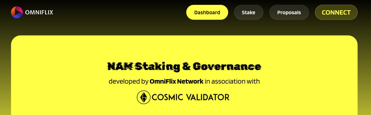CosmicValidator's tweet image. Developed by the @OmniFlixNetwork-crew in association with @CosmicValidator, we are proud to share that you can now
- stake your NAM
- participate in governance proposals (soon!)
& more
easily via OmniFlix inSync for @namada: namada.OmniFlix.co
Here's the how-to 🧵 👇