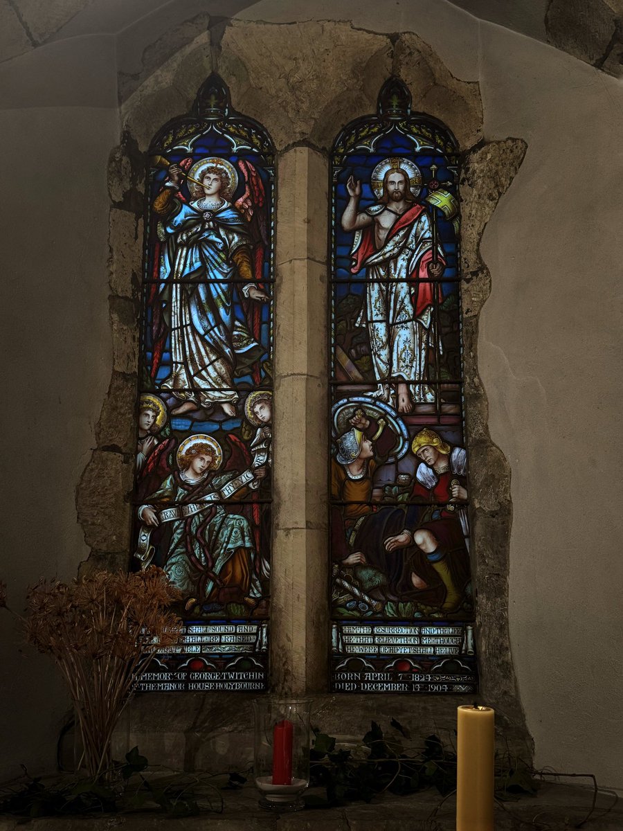 Church of the Holy Rood, Holybourne #WindowsOnWednesday