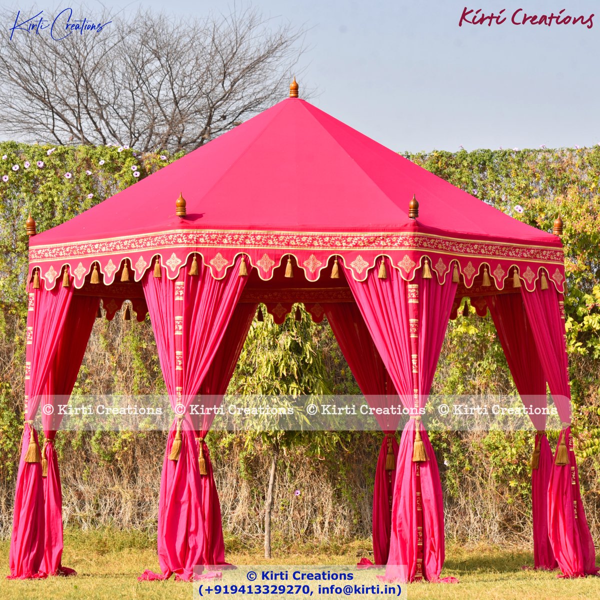 kirtitents's tweet photo. Unique Pavilion Tent

4m diameter
5m diameter
6m diameter
8m diameter
10m diameter
12m diameter
Customize

#kirtitents #kirticreations #luxurytent #royaltent #arabiantent #moroccantent #glampingtent #glamping #qatar #london

https://t.co/oCMTsMjhAM https://t.co/cV1RY0qmQg