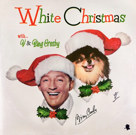 AboutMusicYT's tweet photo. Taehyung and Bing Crosby have released White Christmas, out now! https://t.co/LWMmSFxpKY