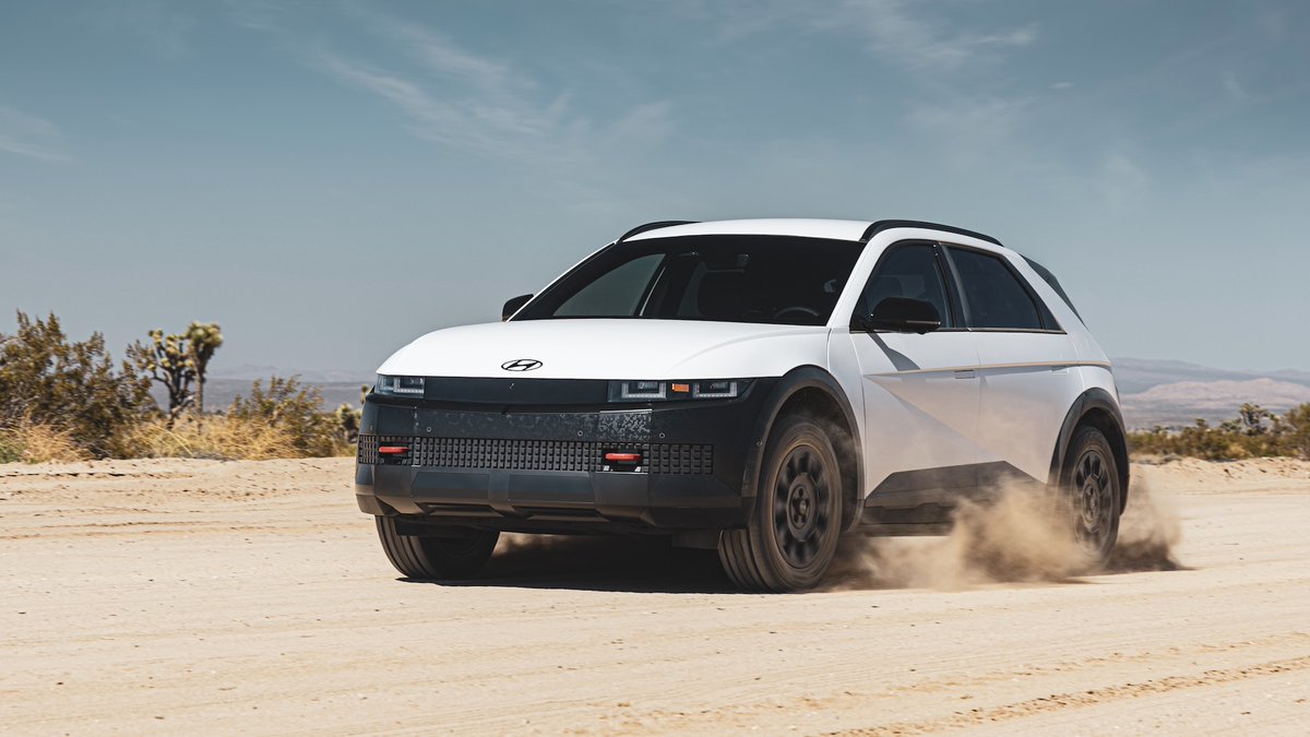 Hyundai_Global's tweet image. For the 3rd year in a row, the #Hyundai #IONIQ 5 EV earns a spot on @CARandDRIVER s 10Best Trucks and SUVs list! This year, it’s joined by the high-performance IONIQ 5 N and rugged IONIQ 5 XRT. Learn more: bit.ly/4gl2nbp #IONIQ5N #IONIQ5XRT