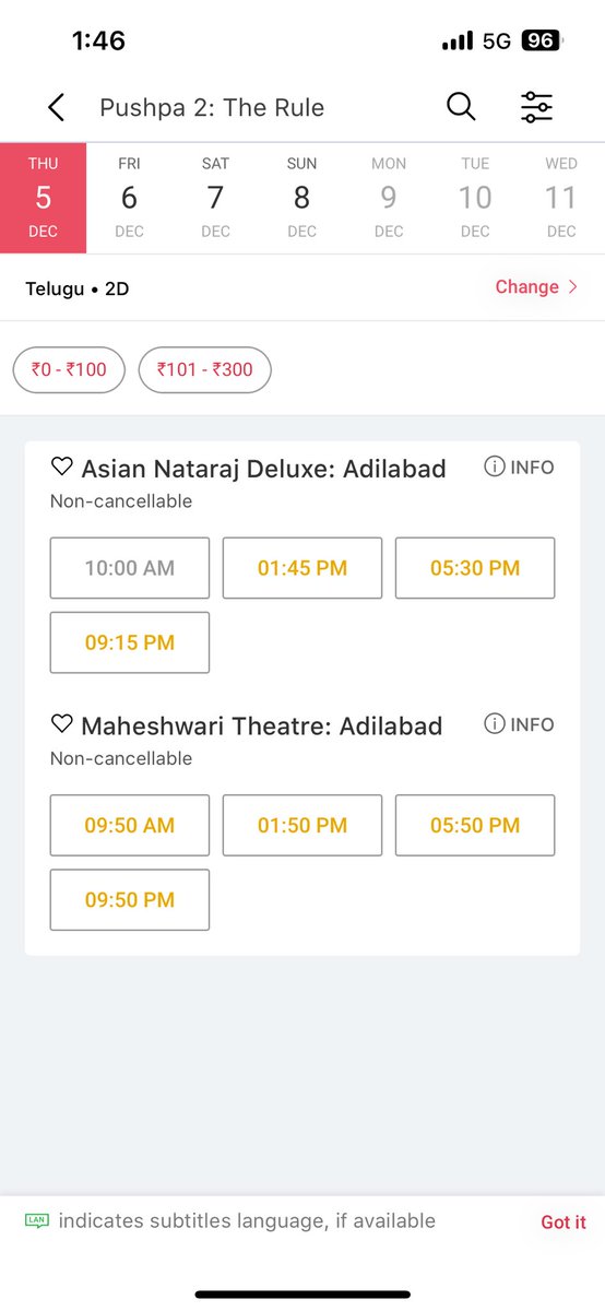 IamNikhilTeja's tweet photo. Nizam Rural Bookings Thread 🧵 

#Pushpa2TheRule ❤️‍🔥 

Okko Area lo 15+ shows padthunai max 10 shows aiethe so avuthunai 🪓 non holiday and aa hikes tho kuda ee range batting 💥

Adilabad , Kothagudem, palvancha , hanumakonda 

(1/n) https://t.co/GpS0VoPwCN