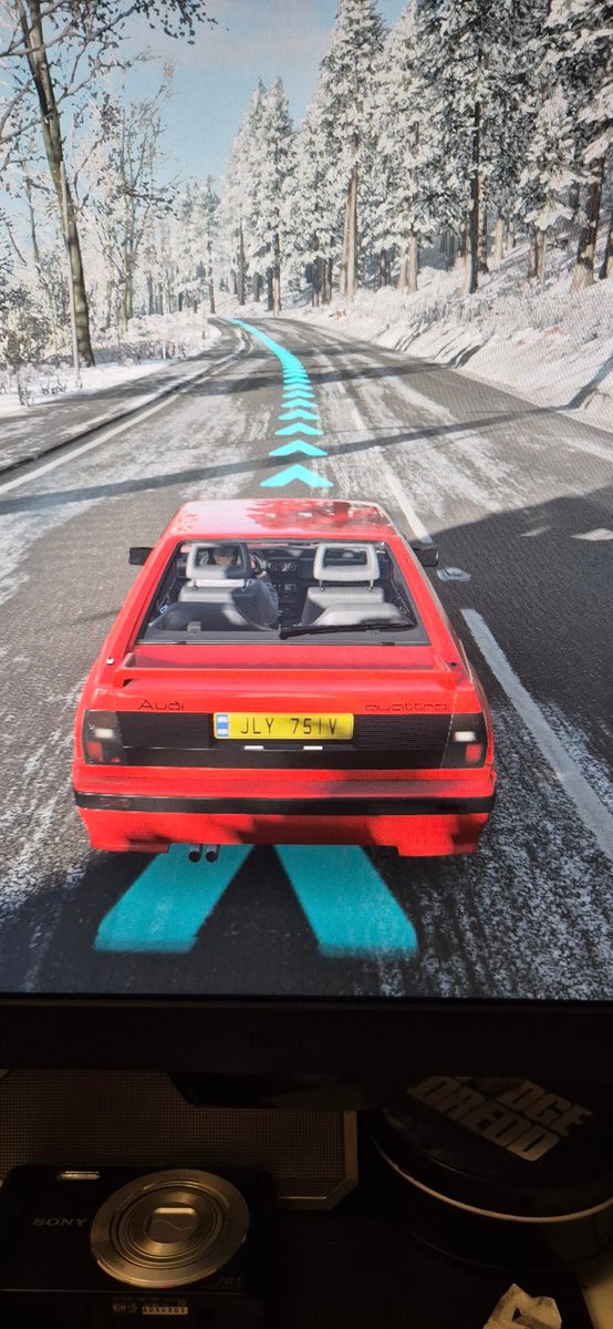 So, once I had a "Quattro", of course it has to be red, with this exact N never plate...

"Fire up the Quattro"