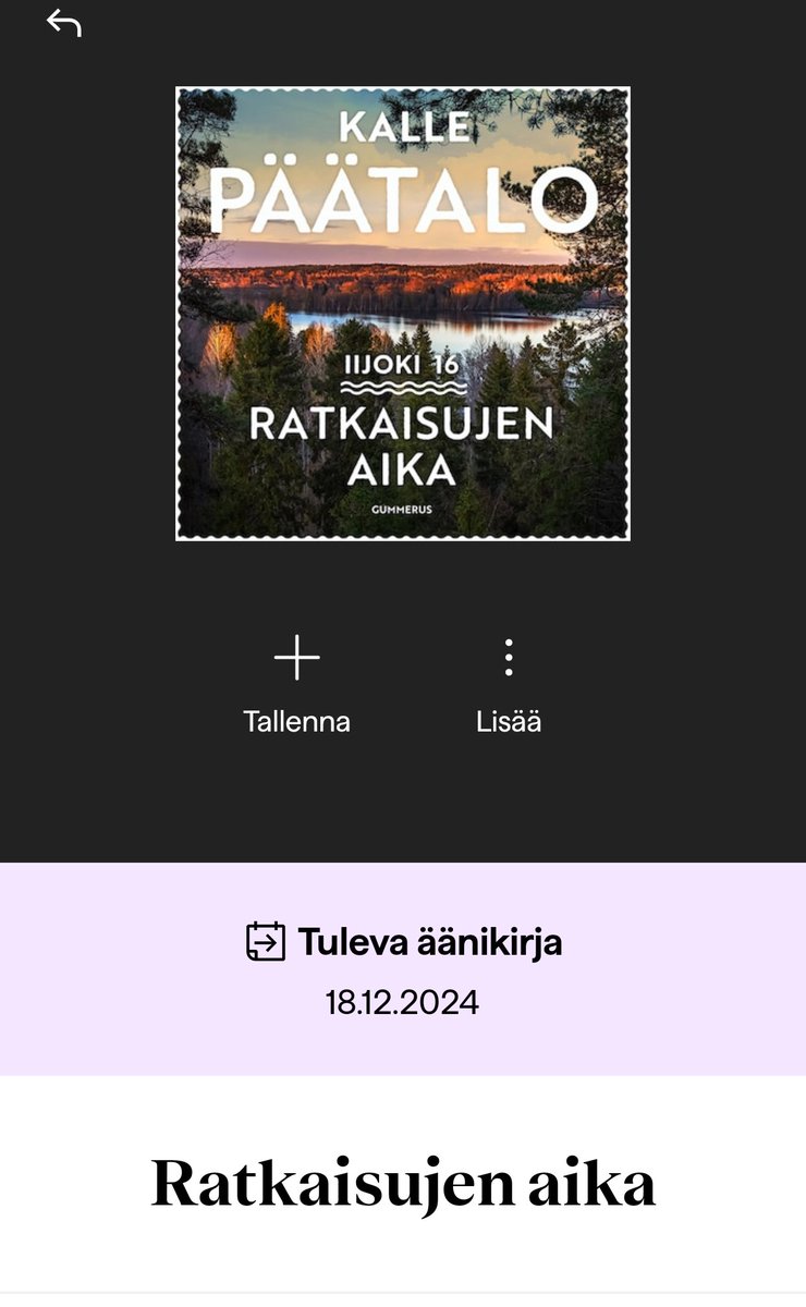 Nyt tiedän mitä <a href="/MoisionPekka/">Pekka Moisio</a> tekee vuoden viimeiset viikot.