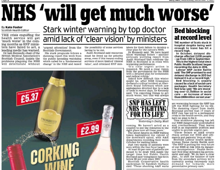 SilvioTattiscon's tweet photo. Drs are warning that things are going to get much worse before they start getting better, where's Neil Gray, too busy trying to save his own skin with #LimoGate taking priority https://t.co/1R7CxWQQEf
