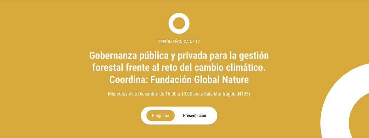 GrupoSylvestris's tweet image. 📢 Nos vemos hoy en #Conama2024 en la Sesión Técnica nº 17 donde hablaremos de Gobernanza forestal en el territorio

⏰ 16:00 a 19:00
📍 Sala Monfragüe (N105)

👉🏻 conama.org/2024/actividad…

#SembramosO2 #CompensamosCO2 #SoyForestal @SomosConama #conama
