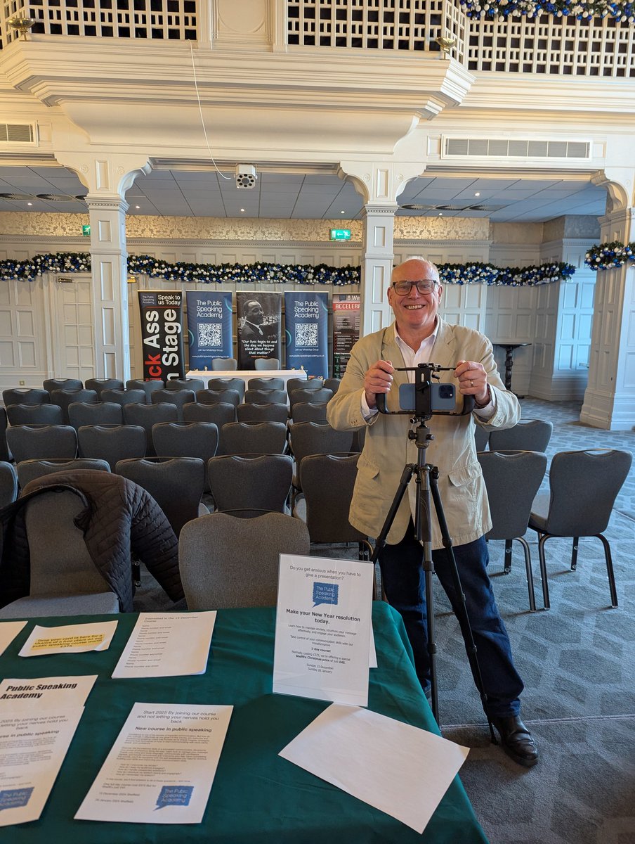 Good morning <a href="/speakingac/">Public Speaking Ac</a> here's looking forward to your public speaking expert seminar at 1030. #sheffex #sheffield