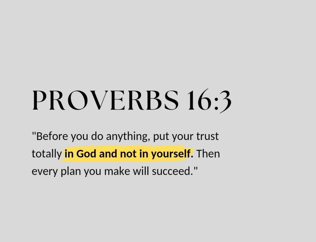 Proverbs 16:3