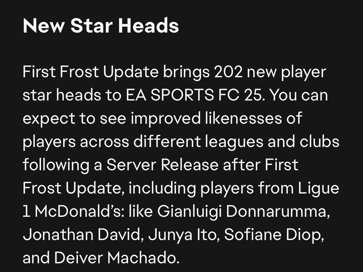 EA FC Faces tweet media