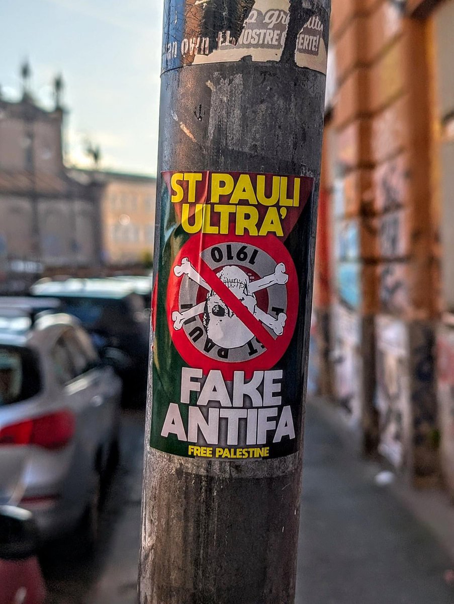 MilitantBlog's tweet image. Sticker attack