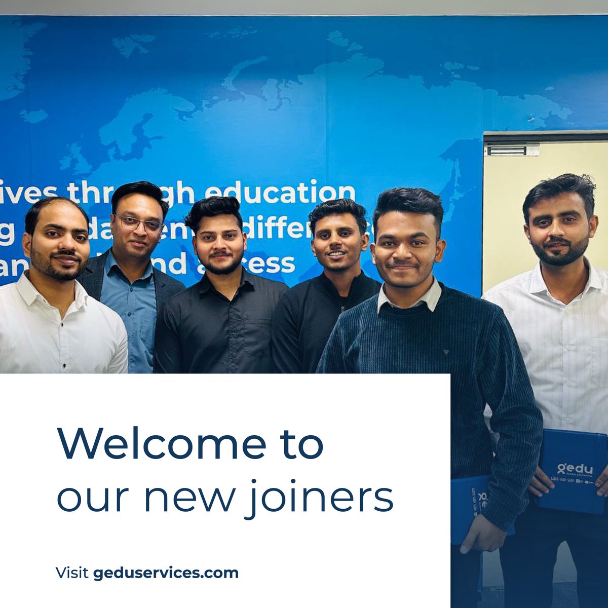 services59783's tweet photo. We’re excited to welcome our newest team members to GEDU Services!

As we grow together, we look forward to continuing our impactful work in education and achieving remarkable milestones as a unified team.

#GEDUServices #TeamGrowth #NewJoiners https://t.co/Uf4ZTyz3Fc