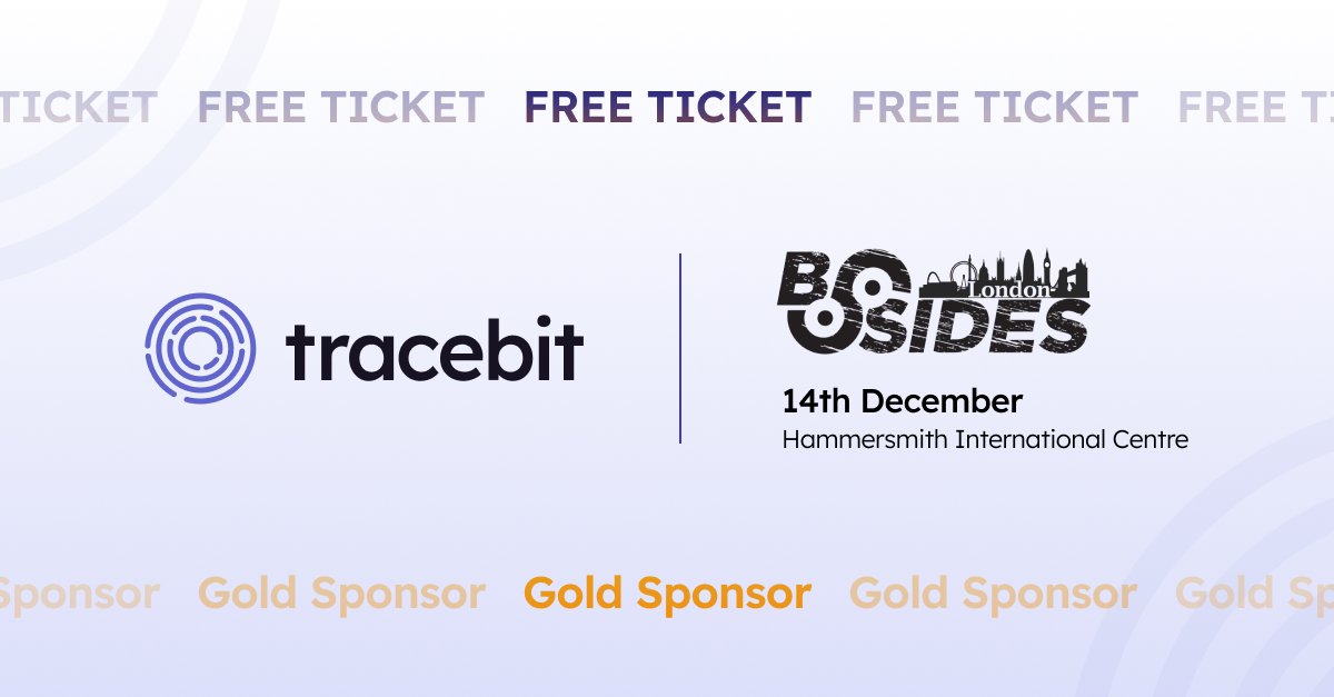 We are at B-Sides London on Saturday the 14th December! Be sure to come say hello!

We're also in the lucky position of having some tickets to give away - we'll randomly pick 5 lucky winners who retweet this post!

#BSidesLDN2024
