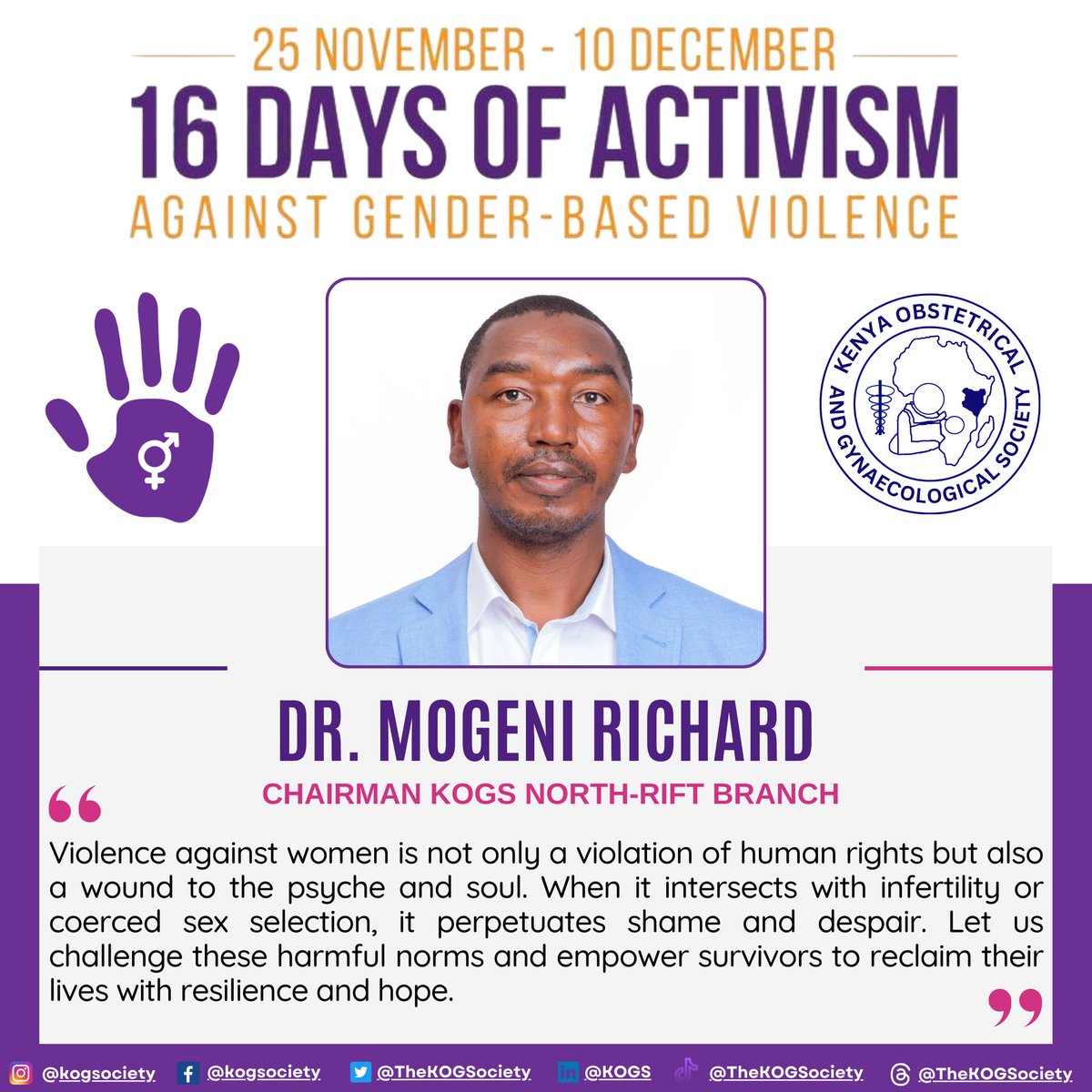 #16DaysOfActivism #Day10 #ENDGBV #StopViolenceAgainstWomen #KOGSNawe