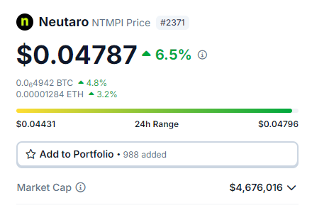 rigduud's tweet photo. Still flying under radar $NTMPI @Timpi_TheNewWay is 4th biggest search index aiming to global trillion $ indexing markets with unbiased data. 

This is not #100X play, this is #1000x play anon 

Under $5M mc, what you think @yourfriendandy https://t.co/6aeLCVVN9i