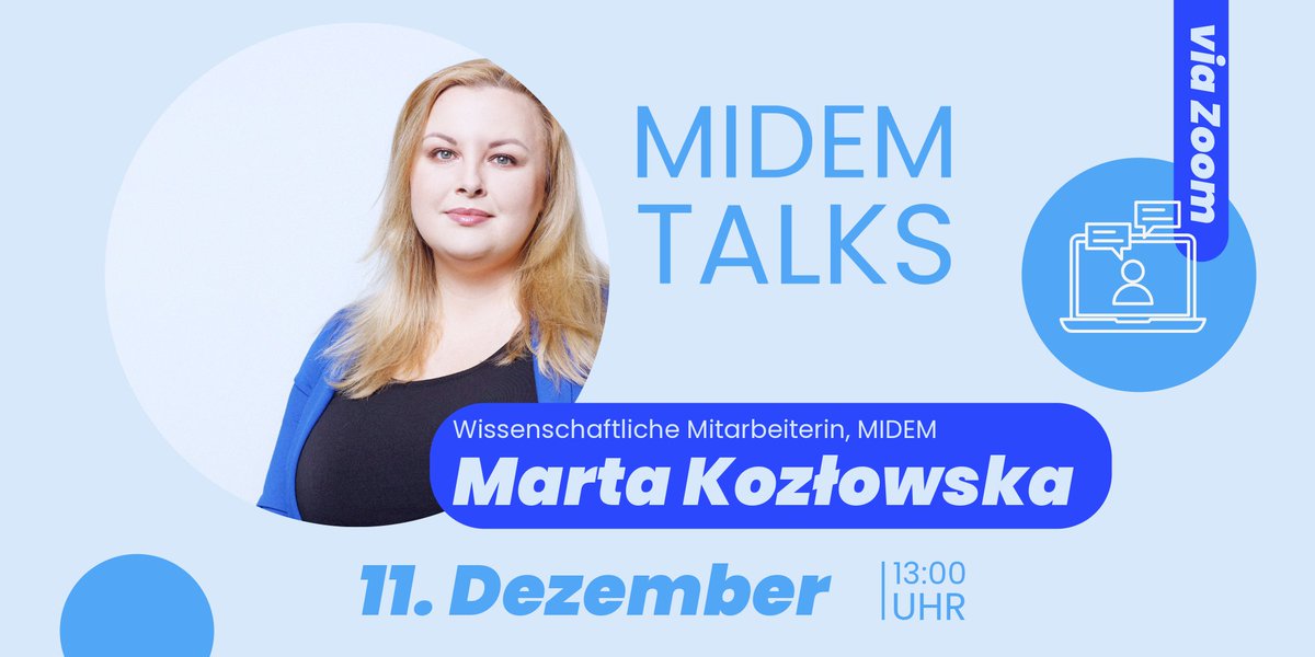 Forum MIDEM (@forummidem) on Twitter photo 🇵🇱 Polen im Wandel? Vom Auswanderungs- zum Zuwanderungsland: @KozlMarta analysiert Polens aktuelle Migrationspolitik. Mit Kommentar von <a href="/m_otwino/">Martha Otwinowski</a> (<a href="/MDIntegration/">Mediendienst Integration</a>).
📅11. 12. 24 | 🕐13:00 | 💻Online
👉Anmeldung: tu-dresden.zoom.us/meeting/regist…
<a href="/tudresden_de/">TU Dresden</a> | @GSW_TUDresden | <a href="/MercatorDE/">Stiftung Mercator</a> 🇵🇱 Polen im Wandel? Vom Auswanderungs- zum Zuwanderungsland: @KozlMarta analysiert Polens aktuelle Migrationspolitik. Mit Kommentar von <a href="/m_otwino/">Martha Otwinowski</a> (<a href="/MDIntegration/">Mediendienst Integration</a>).
📅11. 12. 24 | 🕐13:00 | 💻Online
👉Anmeldung: tu-dresden.zoom.us/meeting/regist…
<a href="/tudresden_de/">TU Dresden</a> | @GSW_TUDresden | <a href="/MercatorDE/">Stiftung Mercator</a>