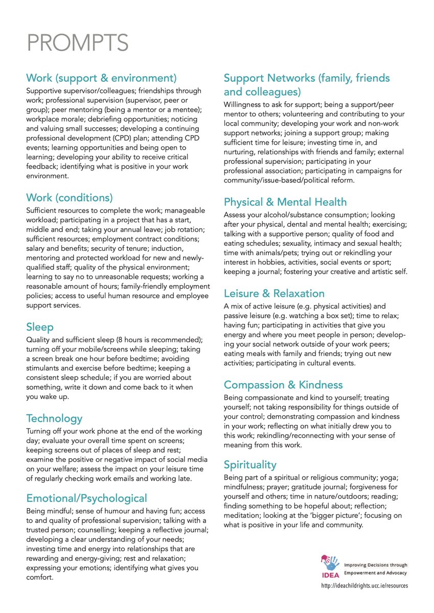 uccsocialwork's tweet photo. Need to focus on your self-care coming up to 🎄? Evidence-informed SPARK self-care tool for professionals. Developed by @UCCsocialwork &amp; @LawUCC 🔗 https://t.co/r3IWTWg3Fm

@ConorUCCLaw @IASW_IRL @WeHSCPs @BrophyGer @tusla @probation_irl @amandac62359371 @TheWheel @KateDuggan8 https://t.co/kzmAMXuavM