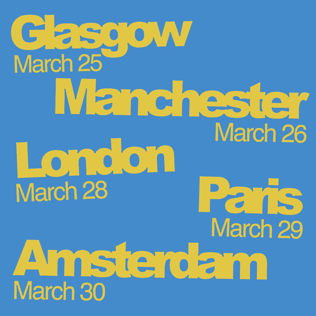 dayglowband's tweet photo. PRESALE IS OPEN NOW FOR THE TOUR UK/EU!! USE CODE 1DAYGLOWFAN ⭐️ https://t.co/ucRMfe9uaR https://t.co/4AfKYysnvG