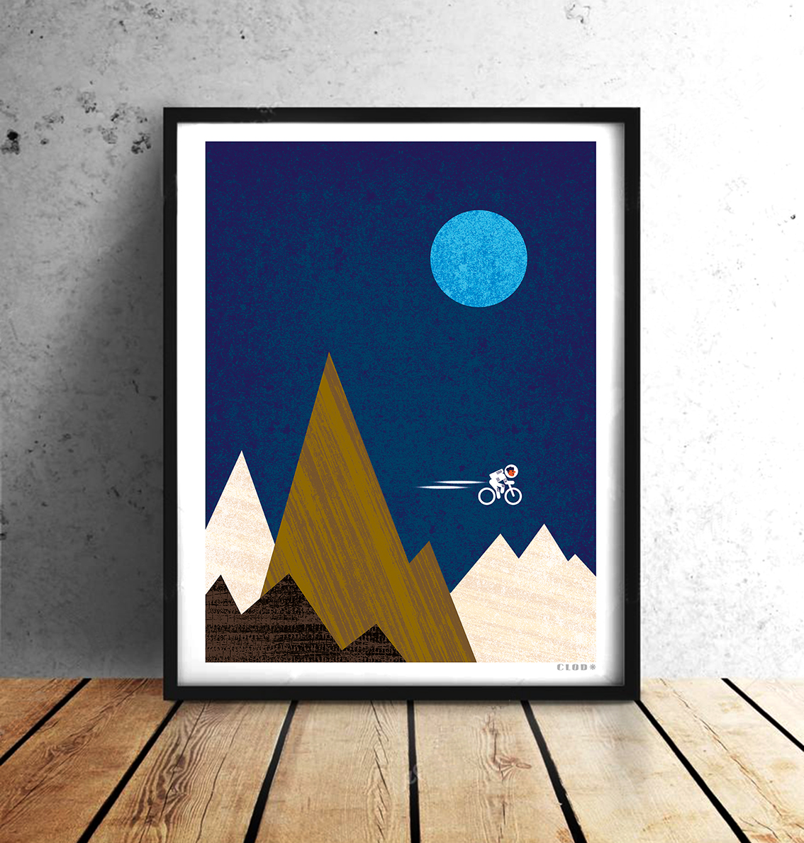 Tirage d’art signé - 30x40 - papier aquarelle 210 g. - 40 € + 10 € de frais d’envoi - commande en dm - Tout les modèles 👉 clod-illustrateur.fr/shop

#velo #deco #velotaf #bicyclmette #illustration