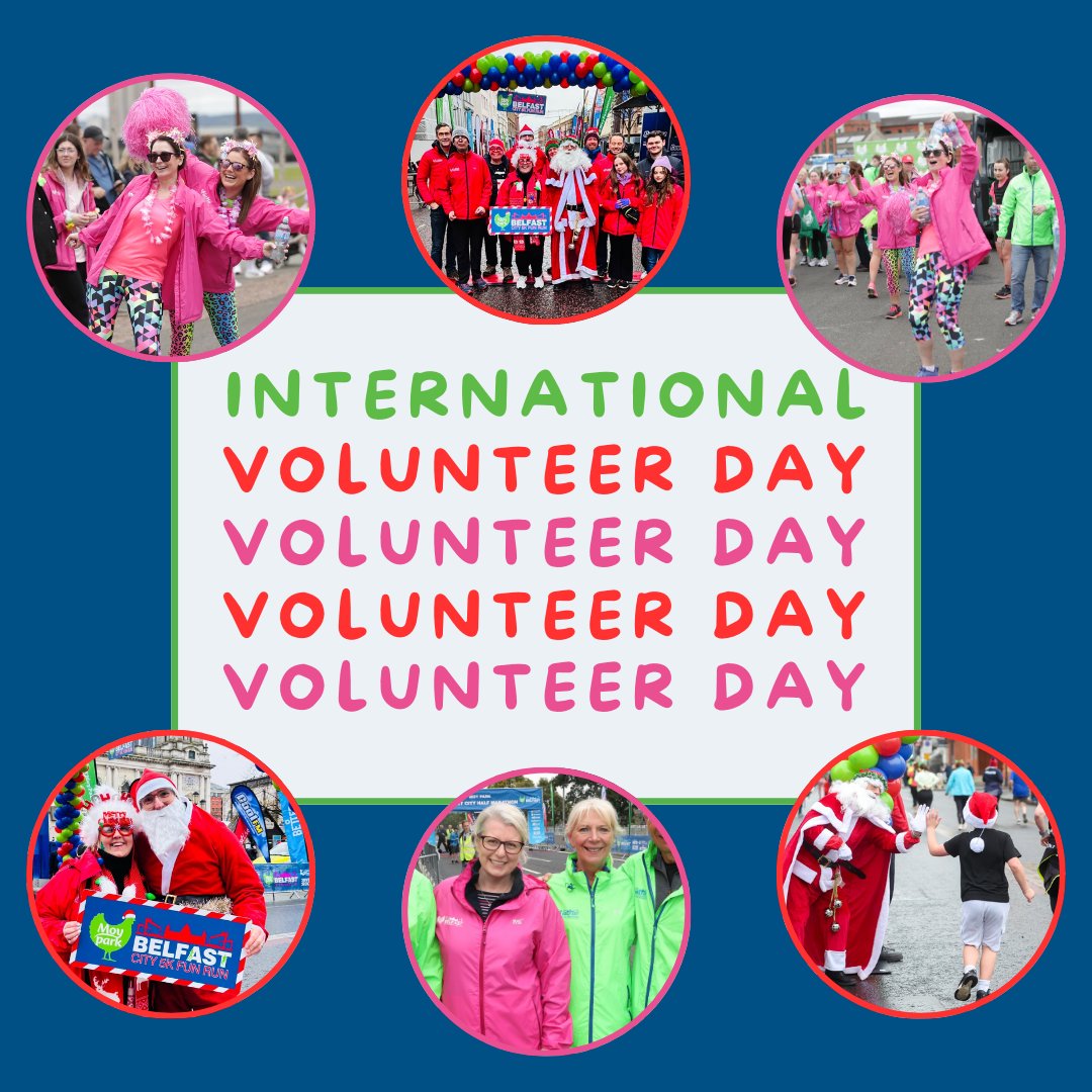Today marks International Volunteer Day!

We are so thankful to all of our volunteers who give up their time to help make our events possible 👏

You can follow the link below for more information on what our volunteers do &amp; how to get involved!

belfastcitymarathon.com/volunteering