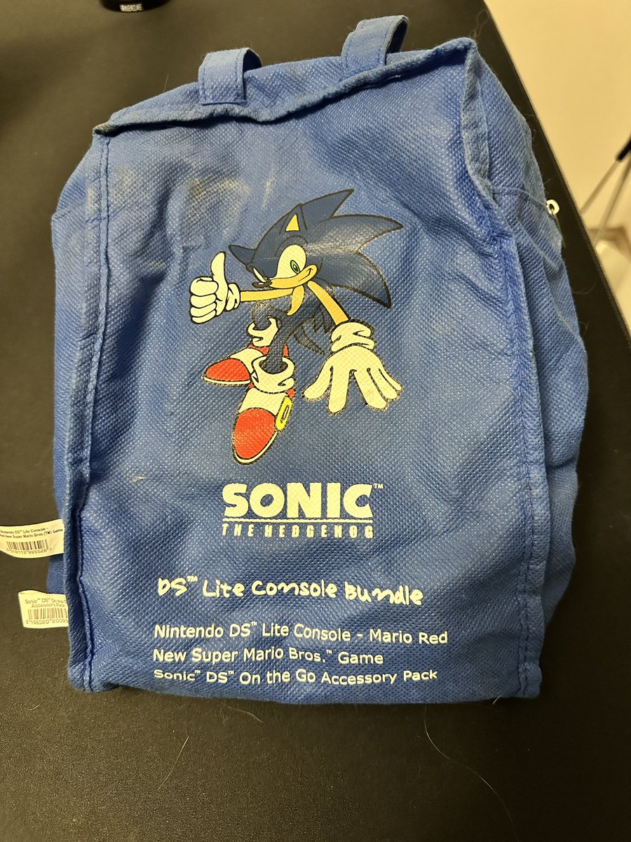 Rexemagne's tweet photo. Still Fully charged 🤩 
#ds #nintendods #sonic https://t.co/7ZIHwC935m