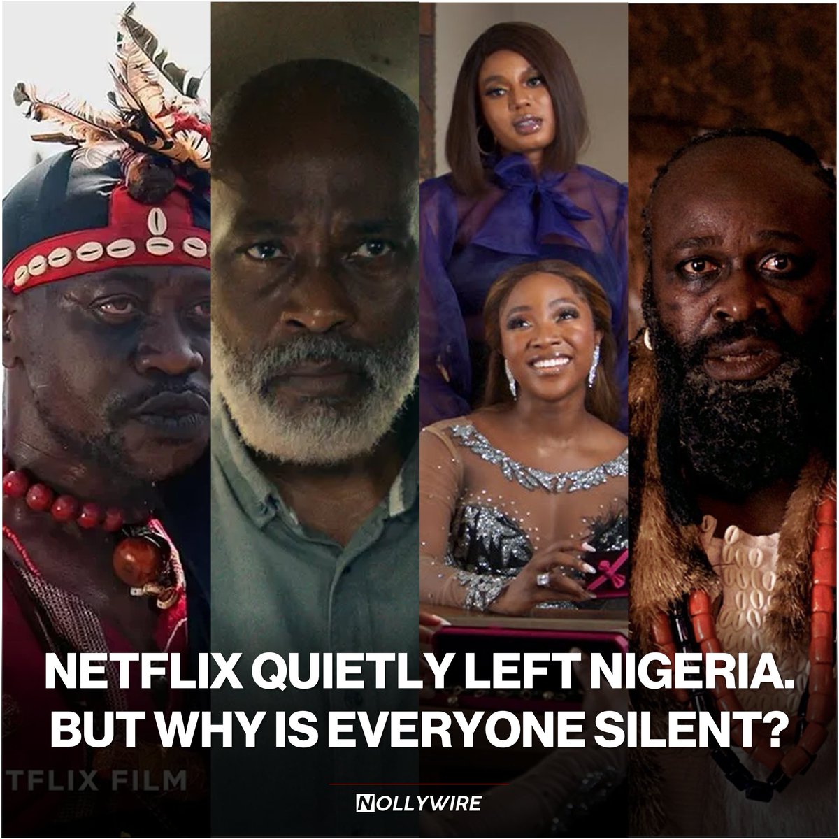 thenollywire's tweet photo. In November 2024, Netflix quietly left Nigeria (after 8 years since they launched in 2016). But why is everyone hush-hush about it? https://t.co/bO6oVkPdsJ