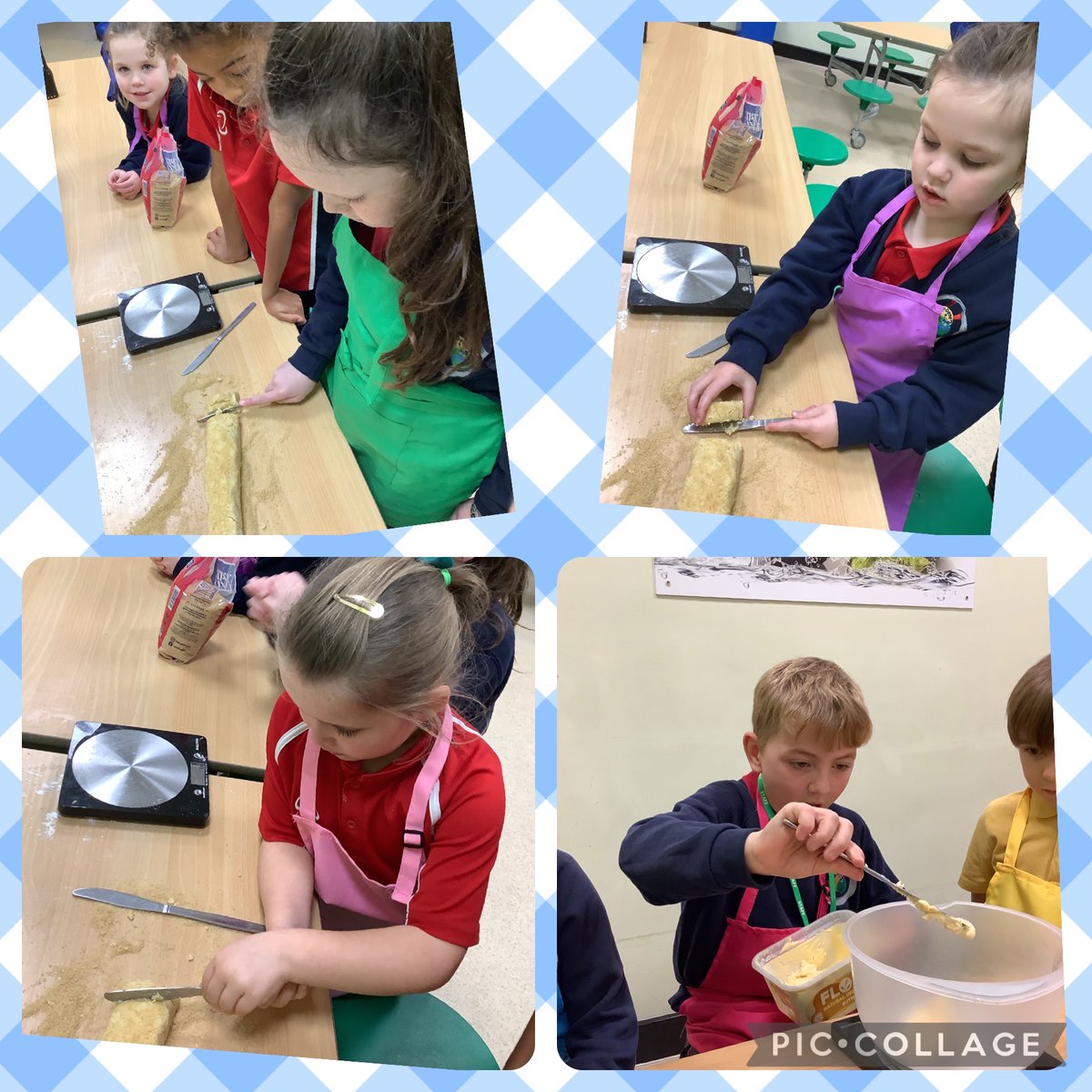 Baking Club:
last week was all about Scotland, so of course baking club made Scottish shortbread biscuits.