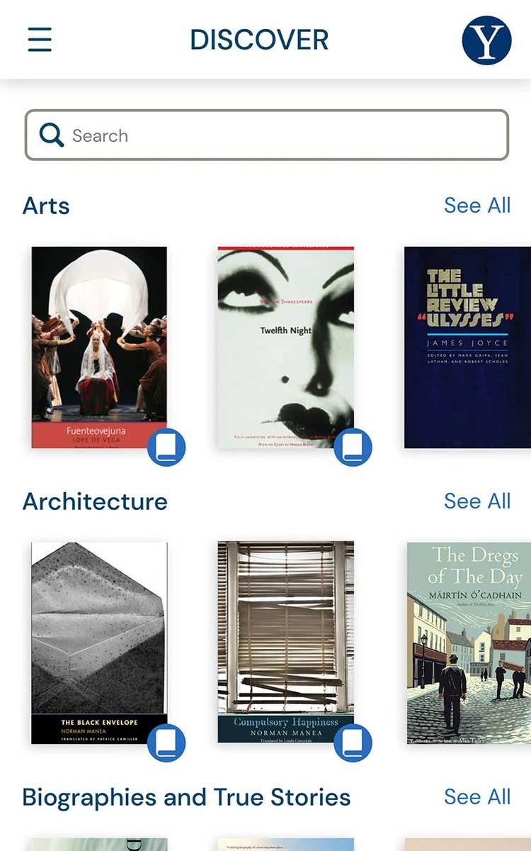 BookBrunch's tweet photo. .@yalepress has teamed up with @glassboxx to enable ebook purchases from its website

https://t.co/pTvH7UMePF (£) https://t.co/YLnzYXmJ9s