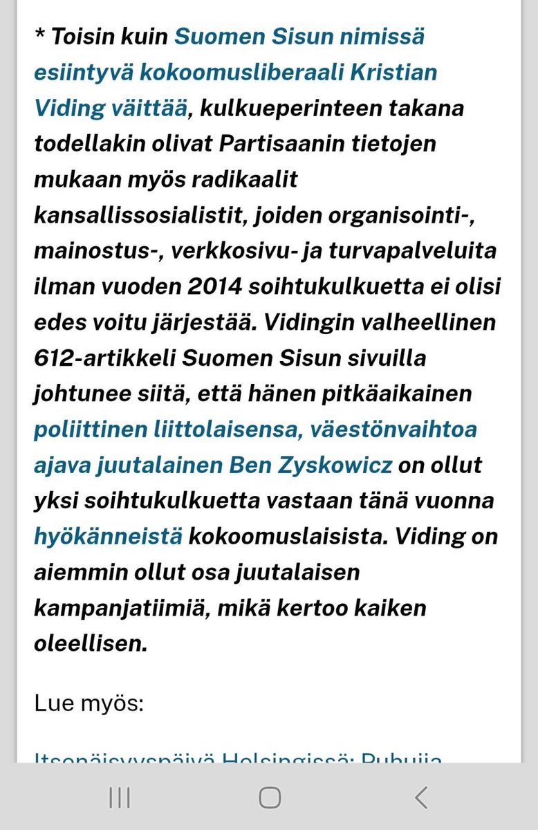 Suomen Sisu yritti valkopestä 612-marssin uusnatsijuuria, ja uusnatsit katsoi bluffin ja toteaa, että Suomen Sisu puhuu paskaa ja ettei ekaa marssia olisi voitu edes järjestää ilman natsien panostusta.