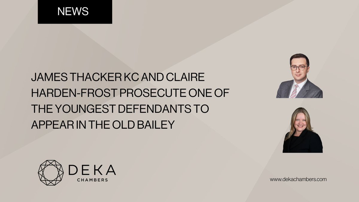 . <a href="/JamesThackerKC/">James Thacker KC</a> and Claire Harden-Frost prosecuted one of the youngest defendants to appear in the Old Bailey.     
The girl, now aged 13 years old, was prosecuted for stabbing her mother with a kitchen knife intending to do her really serious harm, attempting to stab two care
