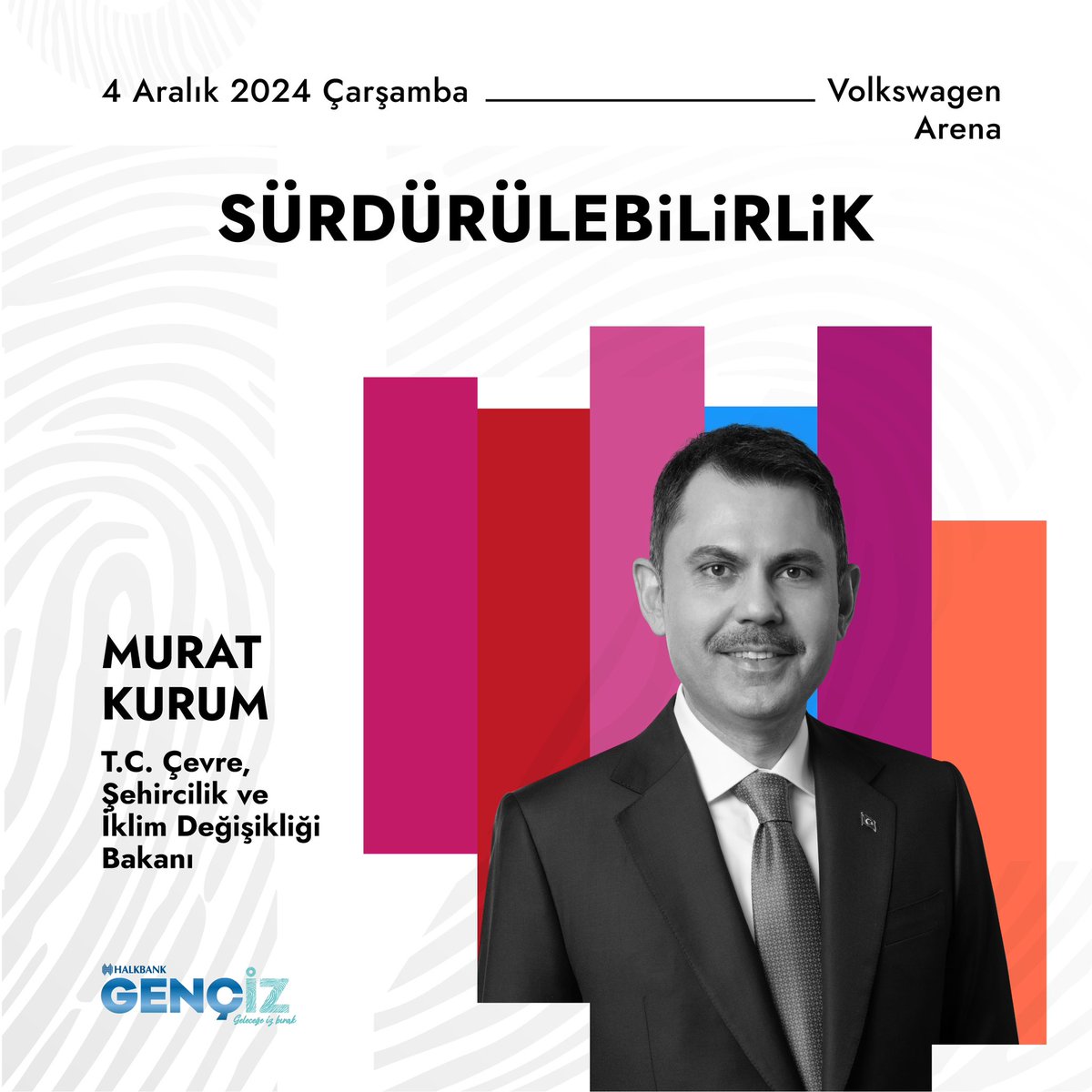 Türkiye’nin geleceğine yön veren bakanlarımız, #Gençİz Zirvesi’nde! 
T.C. Çevre, Şehircilik ve İklim Değişikliği Bakanı Sn.Murat Kurum, bugün #Gençİz2024 sahnesinde gençlerle bir araya geliyor.