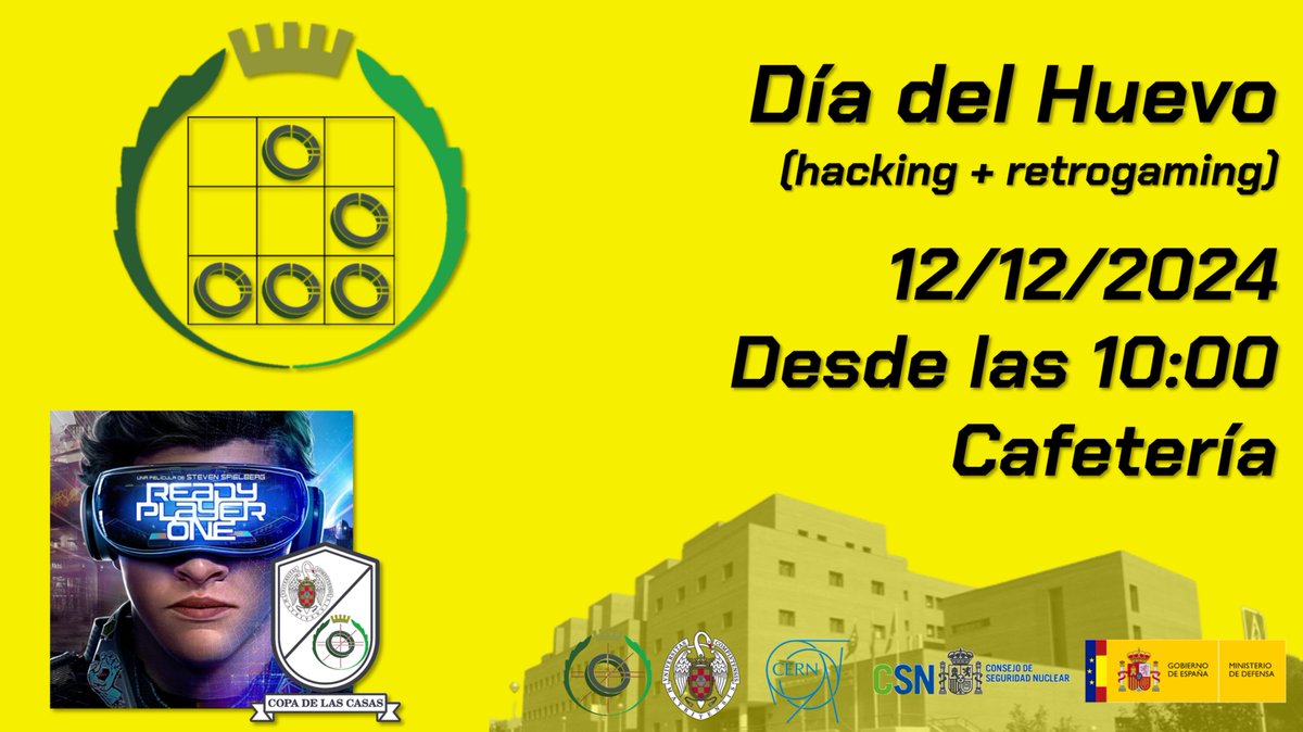 FDIst (@fdi_st) on Twitter photo Directamente desde ̶O̶a̶s̶i̶s̶ la cafetería de <a href="/informaticaucm/">Informática UCM</a> te ofrecemos una mañana de #hacking(*) y #retrogaming... ¡con alguna sorpresa más!
🗓️ 12/12 - desde las 10:00
(*) recuerda comprobar tu acceso a la VPN de #FDIst Directamente desde ̶O̶a̶s̶i̶s̶ la cafetería de <a href="/informaticaucm/">Informática UCM</a> te ofrecemos una mañana de #hacking(*) y #retrogaming... ¡con alguna sorpresa más!
🗓️ 12/12 - desde las 10:00
(*) recuerda comprobar tu acceso a la VPN de #FDIst