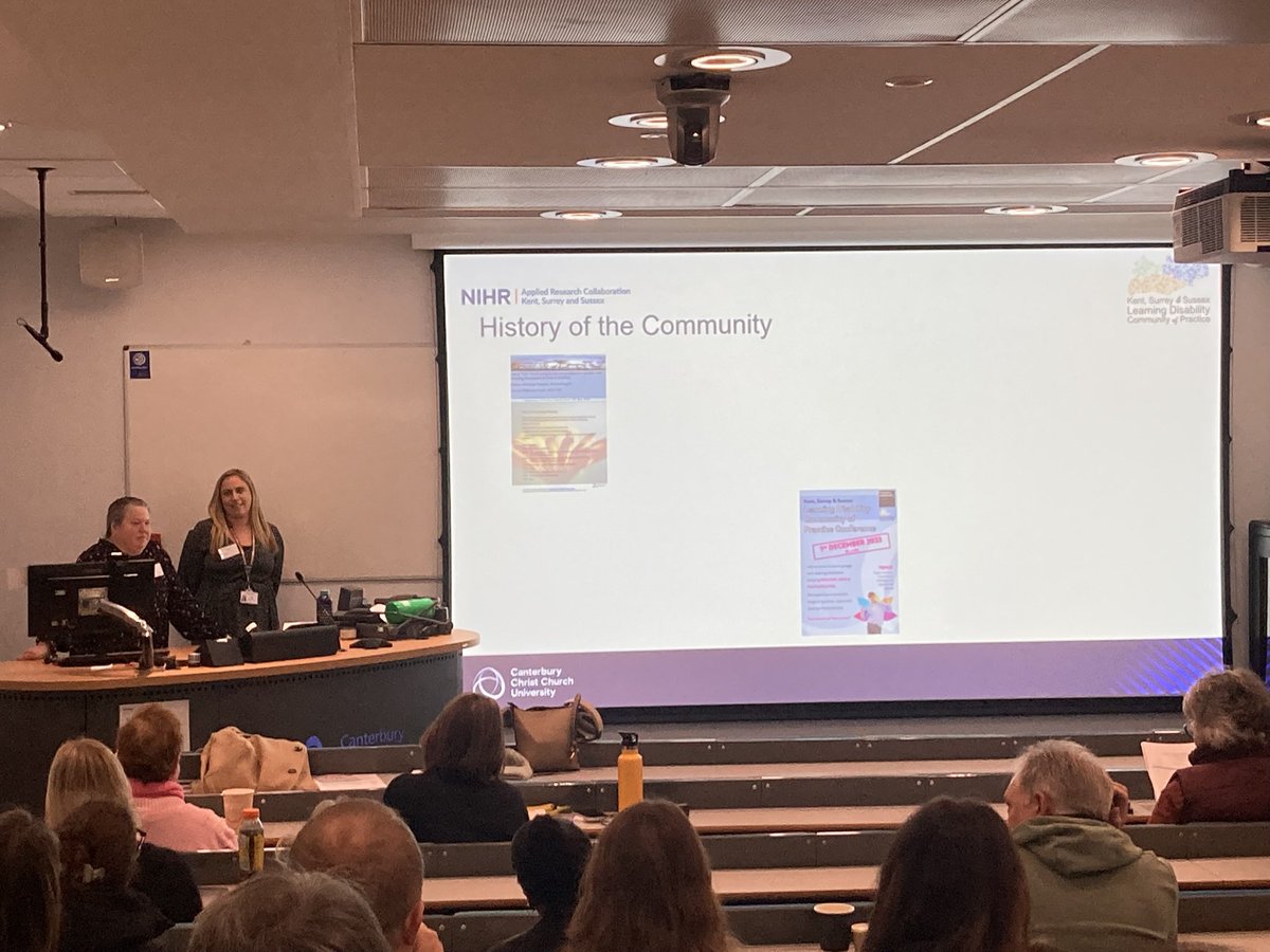 KSSLDCOP (@kssldcop) on Twitter photo Marina and Daisy setting the scene for todayโs Community of Practice Conference <a href="/CCCUNursing/">@CCCUSchoolofNursing</a>, packed programme to improve support for people with learning disabilities #LDCOP24 Marina and Daisy setting the scene for todayโs Community of Practice Conference <a href="/CCCUNursing/">@CCCUSchoolofNursing</a>, packed programme to improve support for people with learning disabilities #LDCOP24