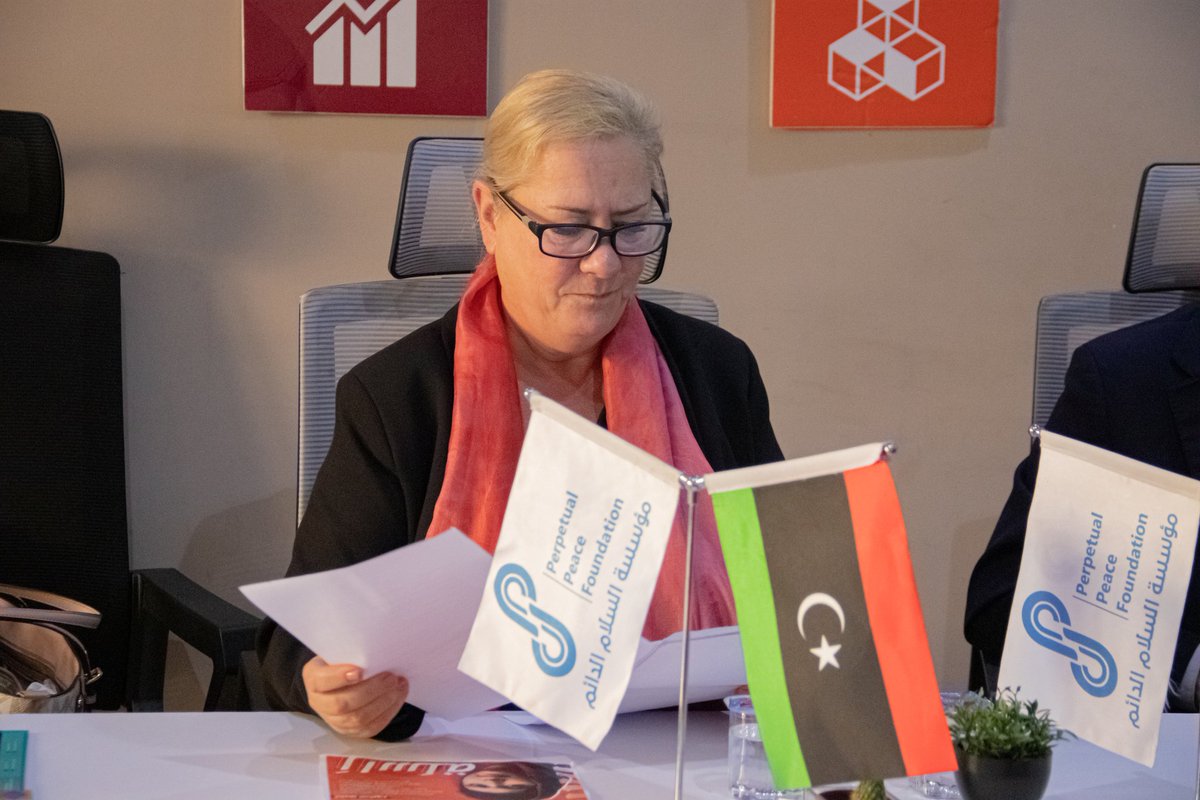 CanEmbLibya's tweet photo. Ambassador Isabelle Savard visited #CFLI’s project with Perpetual Peace Foundation in #Benghazi. Discussion on innovative ways to combat climate change in #Libya. 🇨🇦 is proud to support local communities with sustainable solutions for a greener and more resilient future 🇱🇾 https://t.co/z6l9egHc99