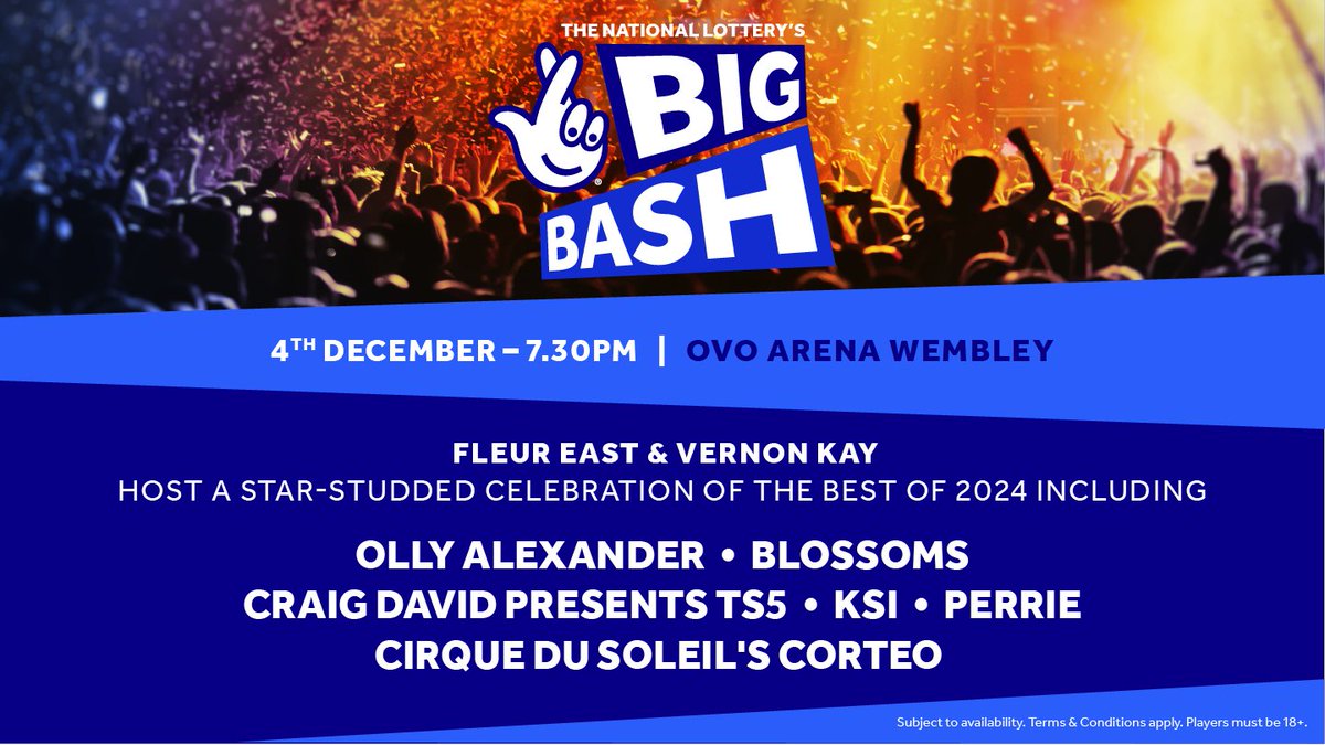 CelebBulletin's tweet image. .@alexander_olly, @BlossomsBand, @KSI and more perform in #TNLBigBash, hosted by @vernonkay and @FleurEast, at the @OVOArena tonight @TNLUK