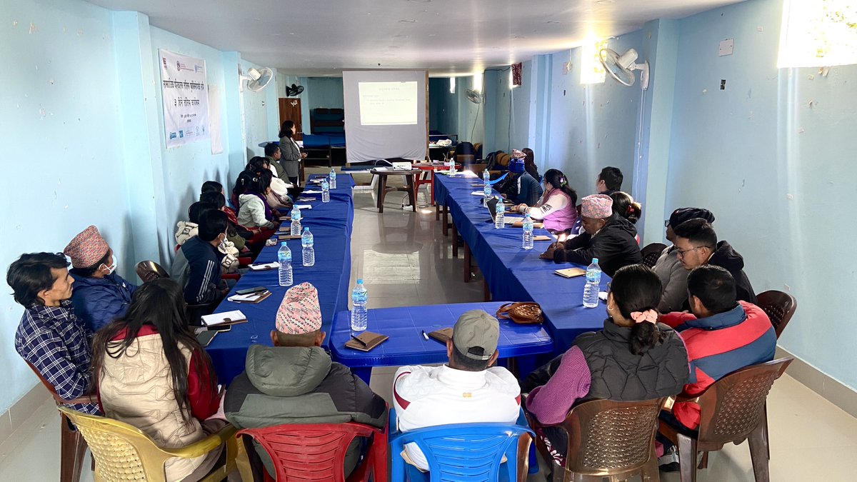 NHSRP Nepal (@nhsrp_nepal) on Twitter photo Organized under the #JRAP (Joint Recovery Action Plan), #NHSRP team facilitated engaging  discussions  for social mobilizers in #Jajarkot and #RukumWest. These trainings serve vital for enhancing knowledge & skills of front-liners dedicated to driving social mobilization. Organized under the #JRAP (Joint Recovery Action Plan), #NHSRP team facilitated engaging  discussions  for social mobilizers in #Jajarkot and #RukumWest. These trainings serve vital for enhancing knowledge & skills of front-liners dedicated to driving social mobilization.