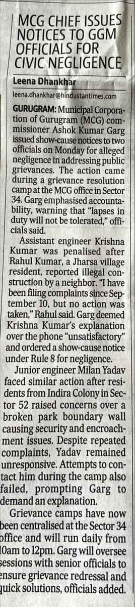 PriyankaN40988's tweet image. Illegal slums, broken parks, and water pollution have plagued Gurugram residents for months. Now, MCG has launched grievance camps and issued notices for negligence. It’s a step forward, but more action is needed for real solutions. #GurgaonProblems #UrbanChange #MCG