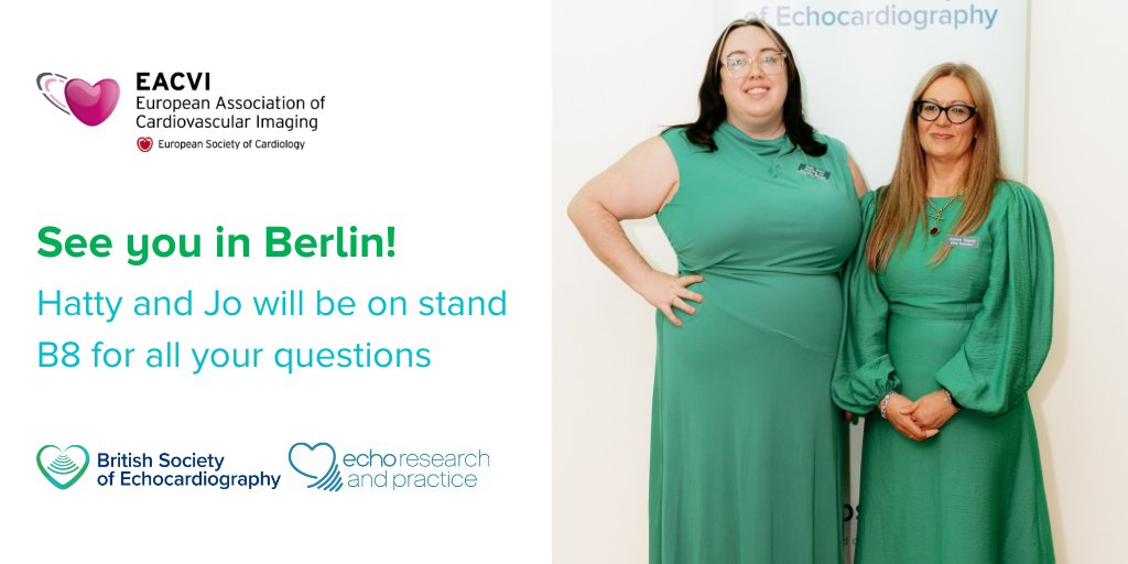 Next week we're heading to #EuroEcho2024 in Berlin to see our members and meet with the international community. Will we see you there?