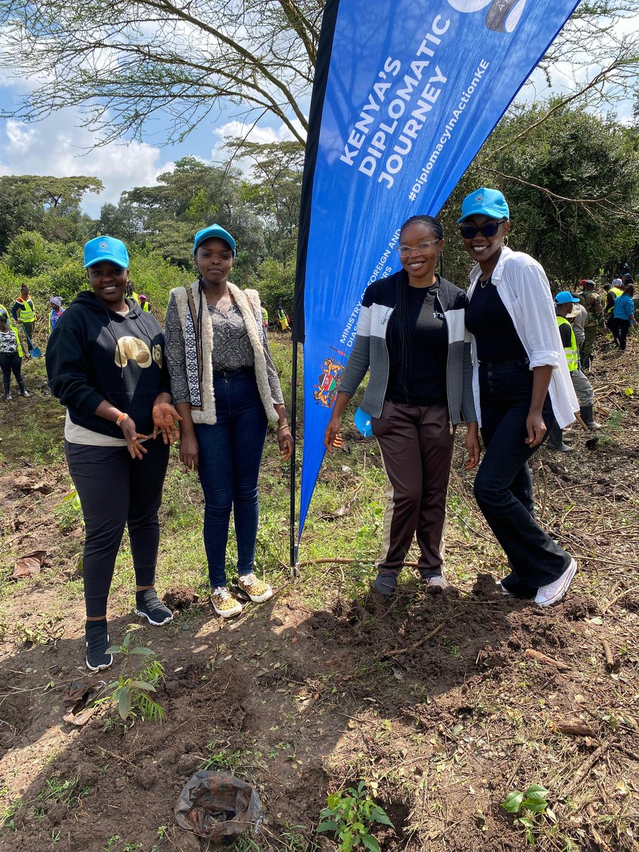 LetsGoGreen
#Jazamtiinitiative...Road to 15Billion trees 🌲#KMUNEP #Diplomacy@60