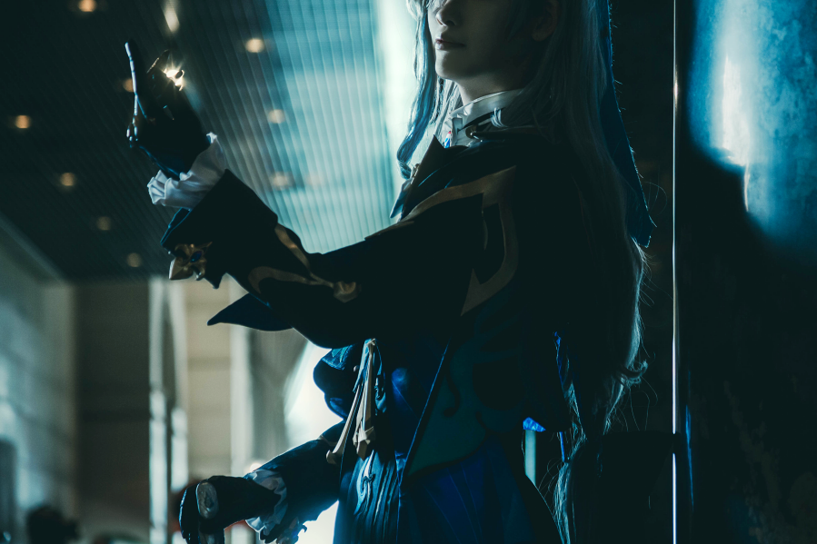 sgn0300's tweet photo. 【コスプレ写真】原神  
ヌヴィレット：菅野 
Photo：@yohparks 

#川久ハロウィン2024 #Kawakyuhalloween2024
#GenshinImpactcosplay #Nuvillette https://t.co/pzMU4kNSuJ