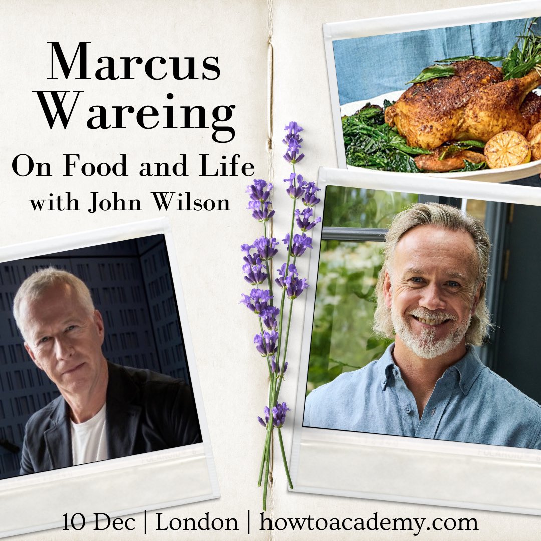 Marcus Wareing (@marcuswareing) on Twitter photo Last chance to get tickets for my How To Academy event where I’ll be talking to <a href="/JohnWilson14/">John Wilson</a> about all things food, life and my new book Marcus’s France. Link to get tickets - howtoacademy.com/events/marcus-… . Last chance to get tickets for my How To Academy event where I’ll be talking to <a href="/JohnWilson14/">John Wilson</a> about all things food, life and my new book Marcus’s France. Link to get tickets - howtoacademy.com/events/marcus-… .