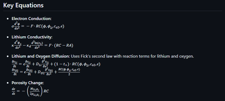 🔋 Here's something a little different - a C++ program to simulate the electrochemical behavior of lithium-air batteries. I usually write about C#, but I'm a big fan of using the right tool for the job. For numerical analysis, C/C++ are solid choices.

⚡️ Numerical Analysis: